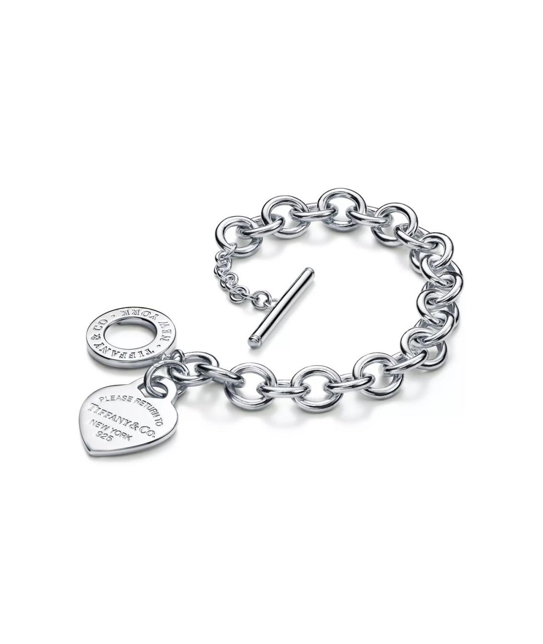TIFFANY&CO Серебрянный серебряный браслет, фото 2
