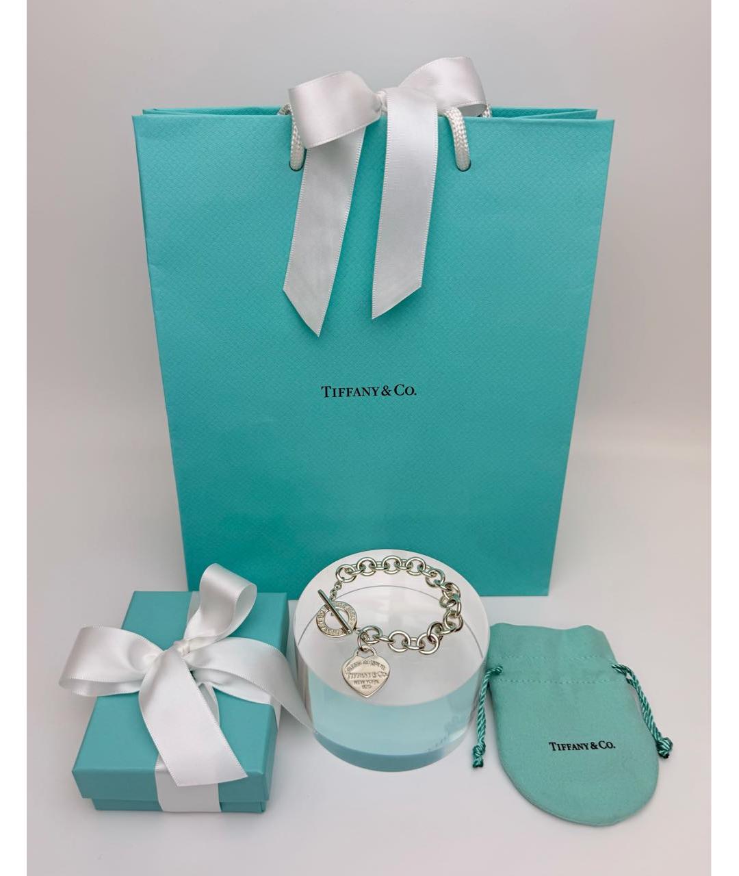 TIFFANY&CO Серебрянный серебряный браслет, фото 2