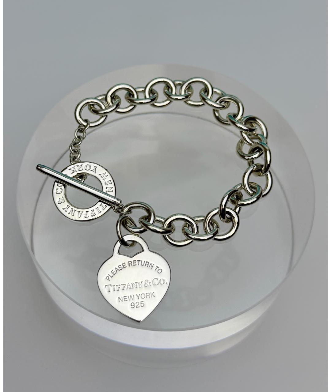 TIFFANY&CO Серебрянный серебряный браслет, фото 4