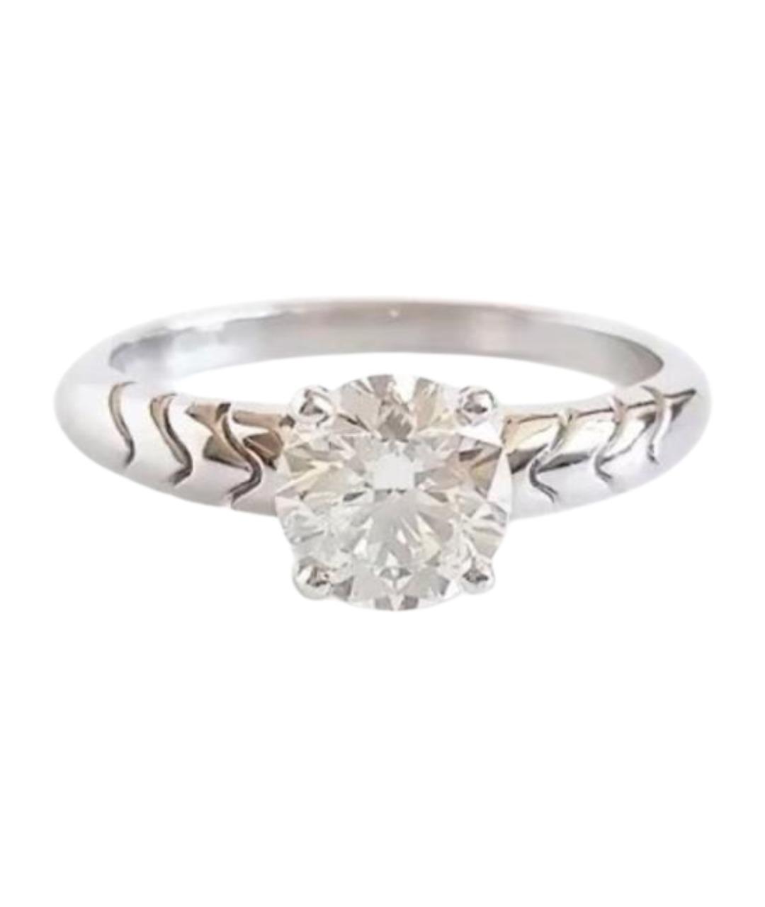 BVLGARI Серебряное платиновое кольцо, фото 1