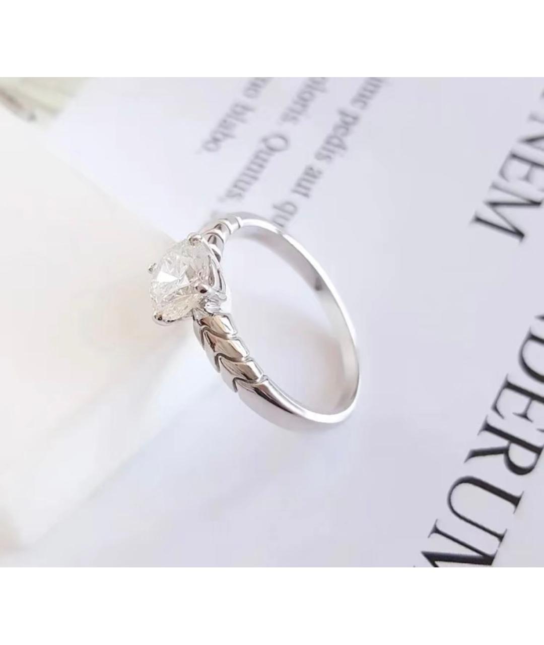 BVLGARI Серебряное платиновое кольцо, фото 5