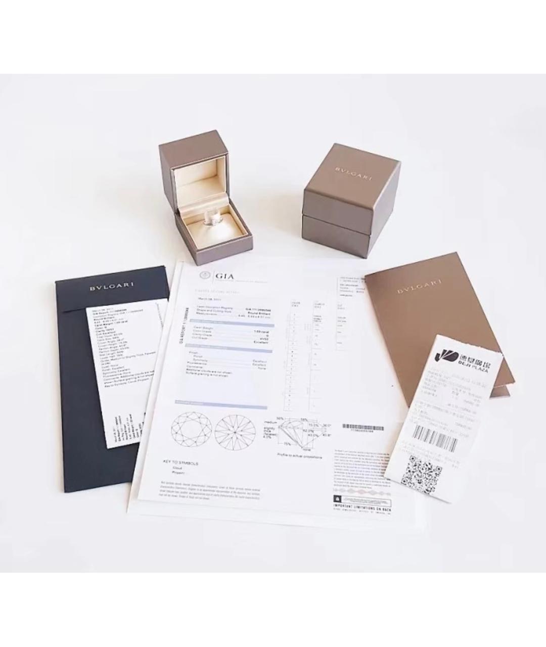 BVLGARI Серебряное платиновое кольцо, фото 2