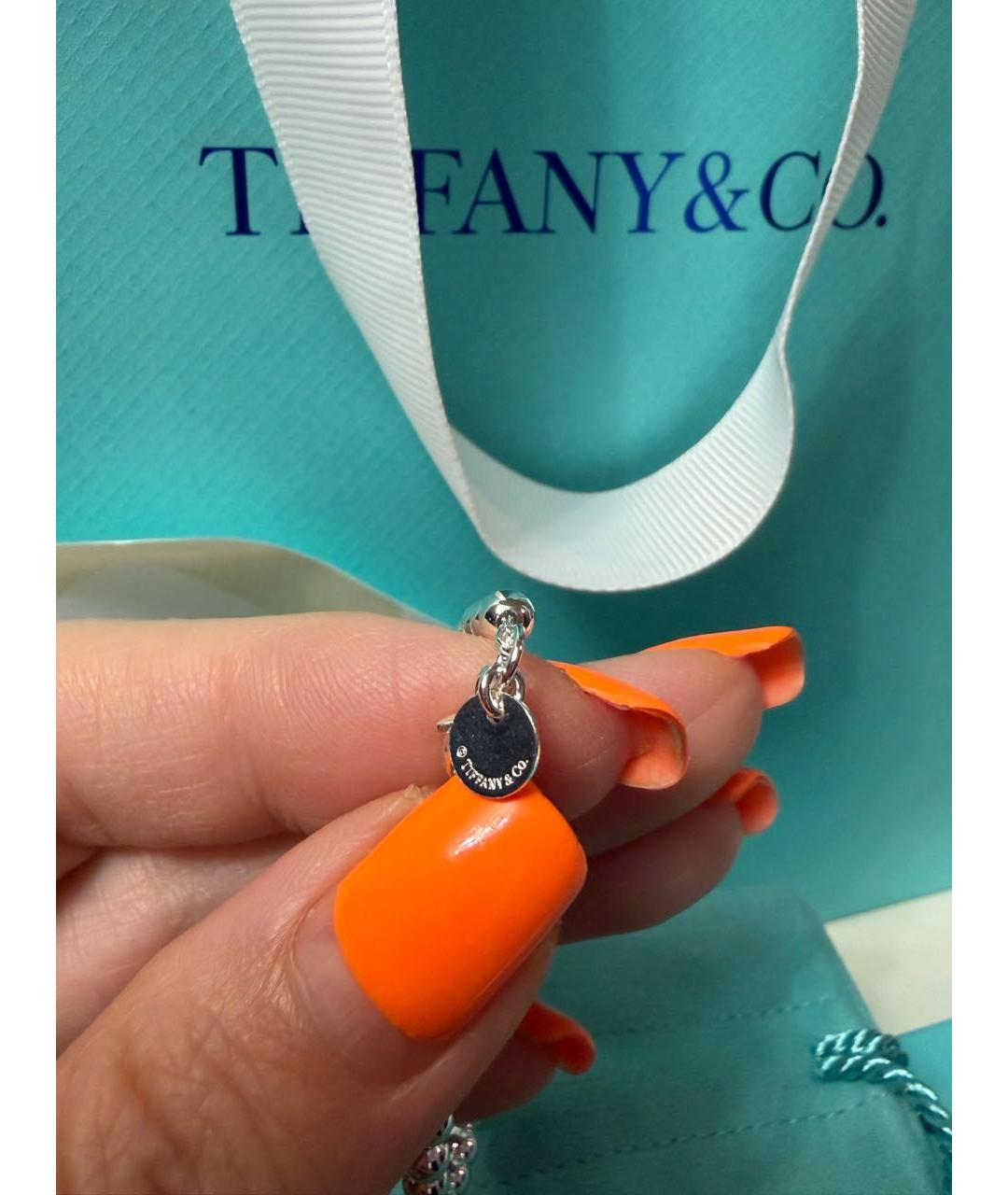 TIFFANY&CO Бирюзовый серебряный браслет, фото 5