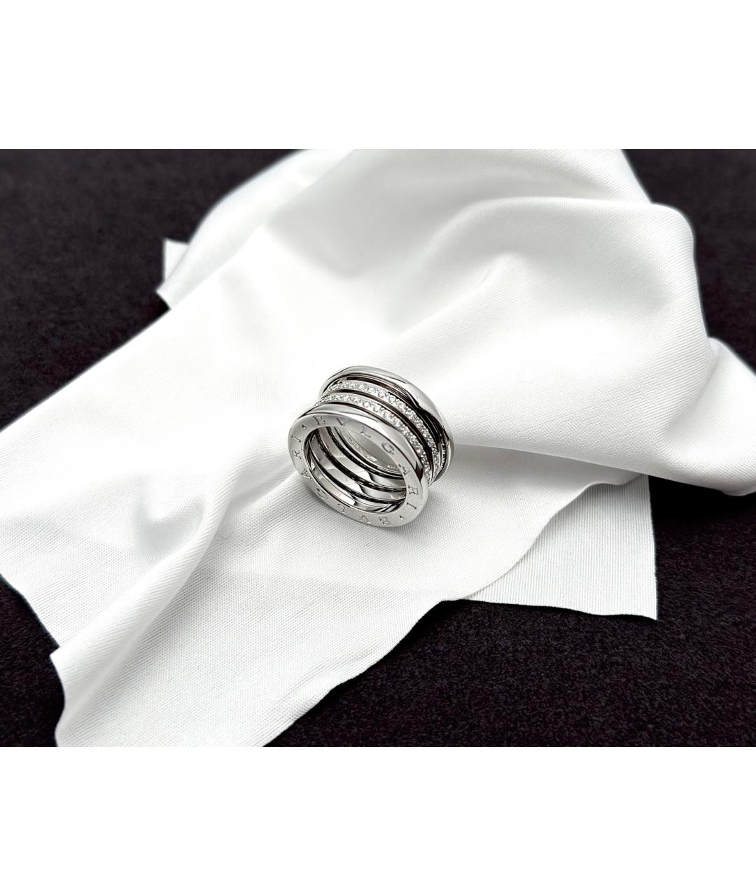 BVLGARI Серебряное кольцо из белого золота, фото 2