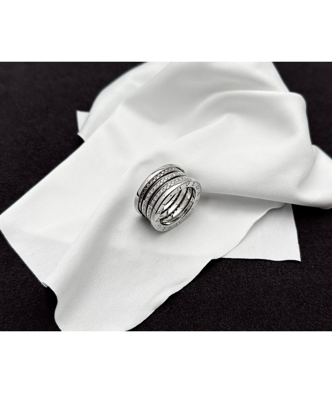 BVLGARI Серебряное кольцо из белого золота, фото 4