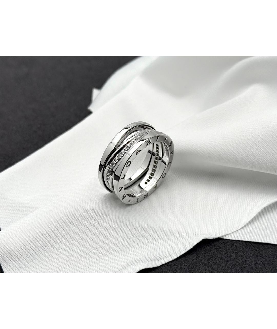 BVLGARI Серебряное кольцо из белого золота, фото 3