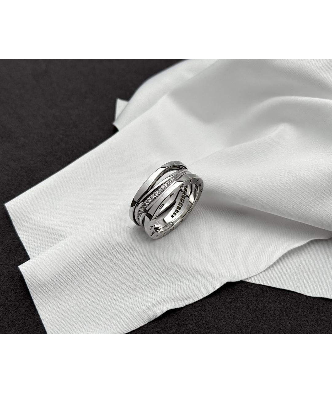 BVLGARI Серебряное кольцо из белого золота, фото 6