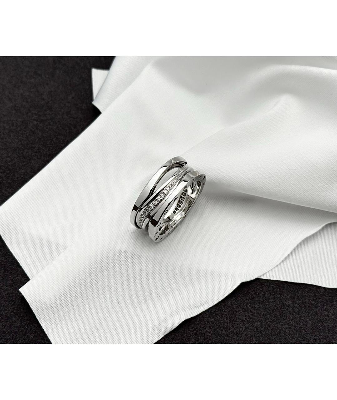 BVLGARI Серебряное кольцо из белого золота, фото 2