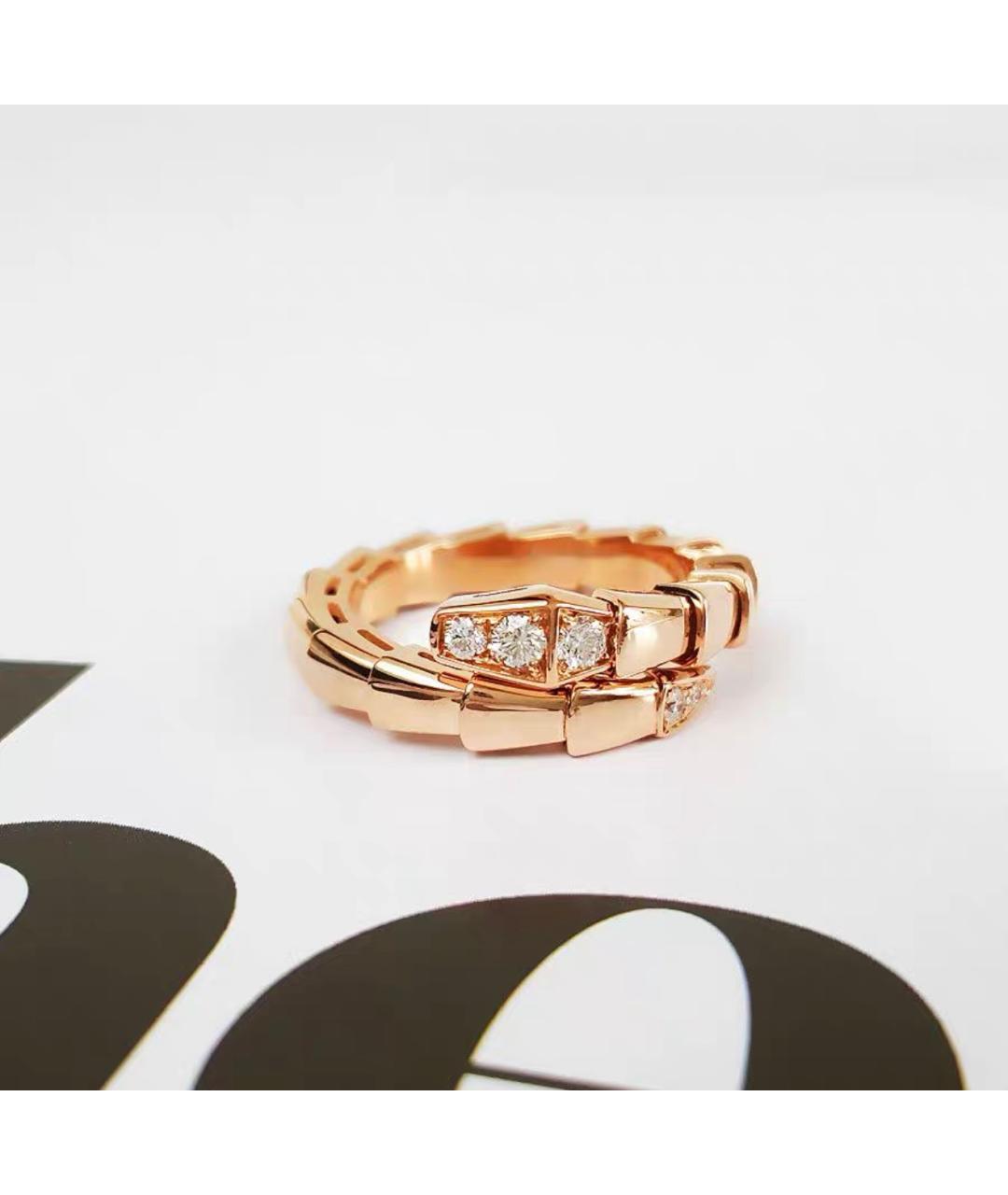 BVLGARI Золотое кольцо из розового золота, фото 5
