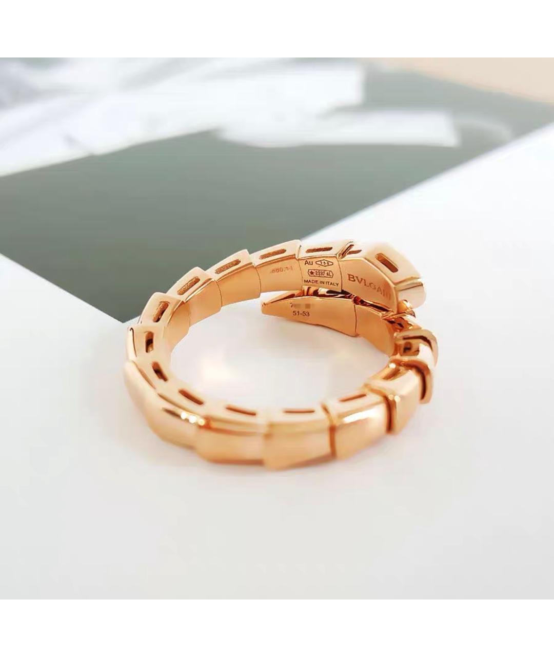 BVLGARI Золотое кольцо из розового золота, фото 6
