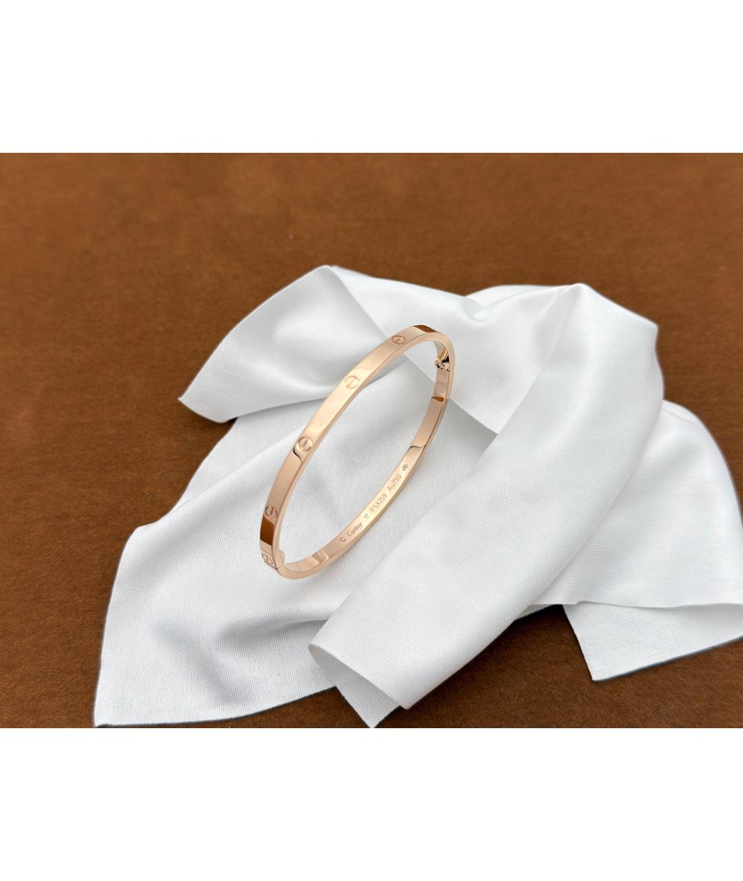 CARTIER Золотой браслет из розового золота, фото 3