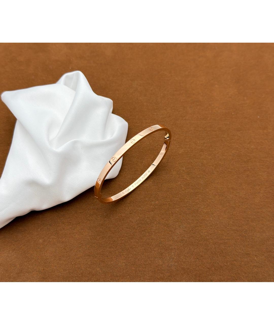 CARTIER Золотой браслет из розового золота, фото 2