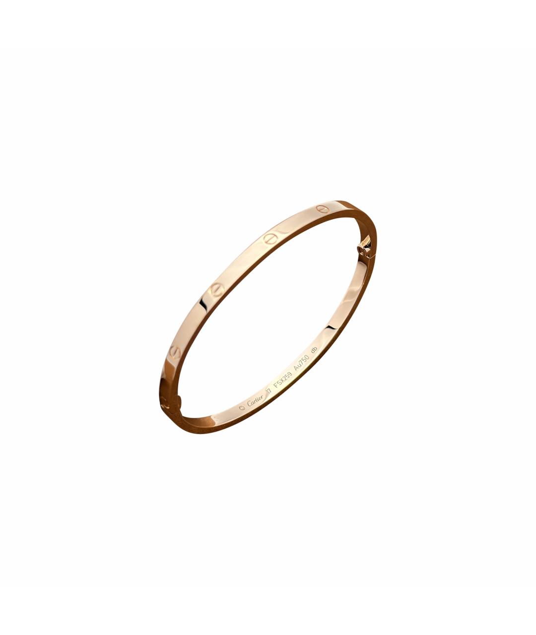 CARTIER Золотой браслет из розового золота, фото 1