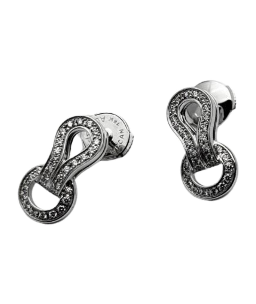 CARTIER Серебряные серьги из белого золота, фото 1