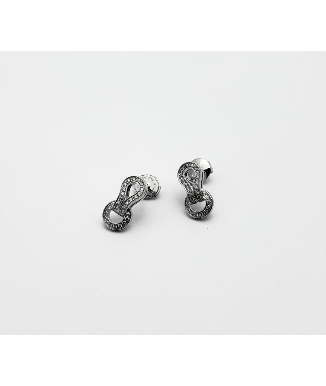 CARTIER Серебряные серьги из белого золота, фото 3