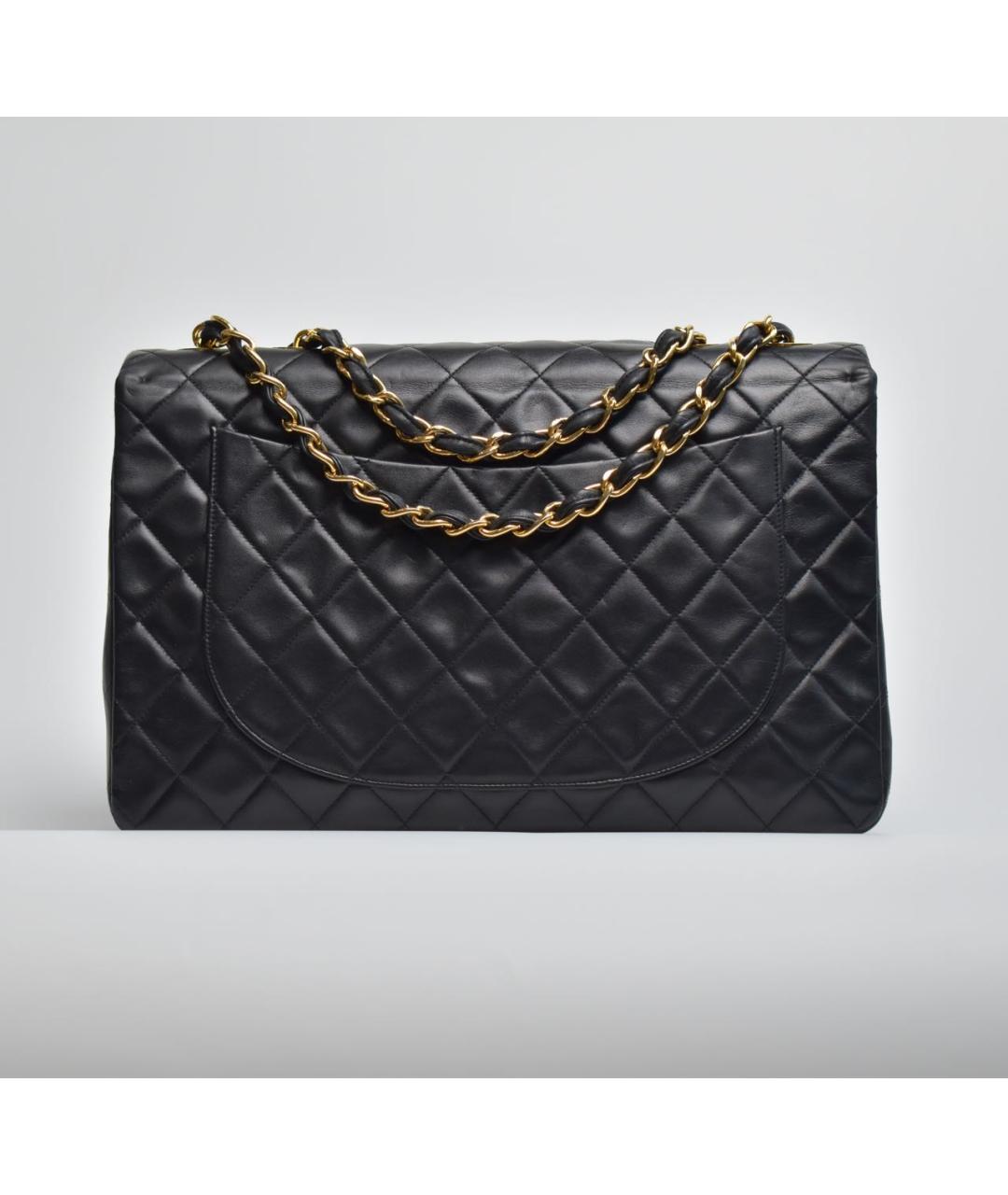 CHANEL Черная кожаная сумка через плечо, фото 3