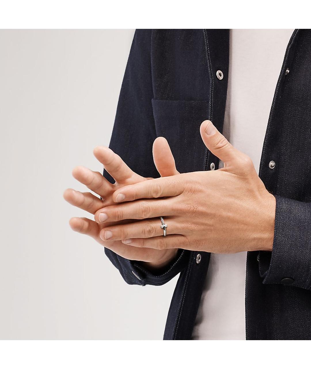 TIFFANY&CO Серебряное кольцо из белого золота, фото 5