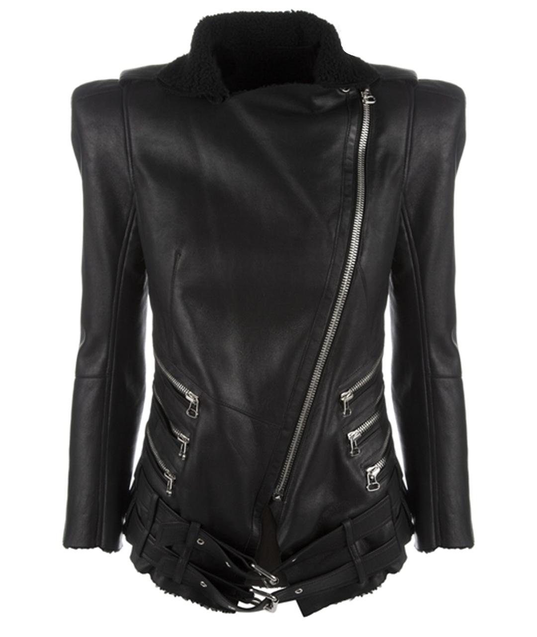 BALMAIN Черная замшевая дубленка, фото 1