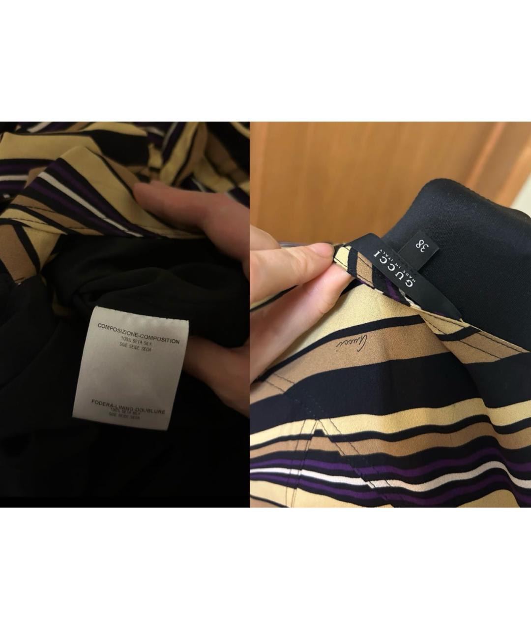 GUCCI Мульти повседневное платье, фото 5