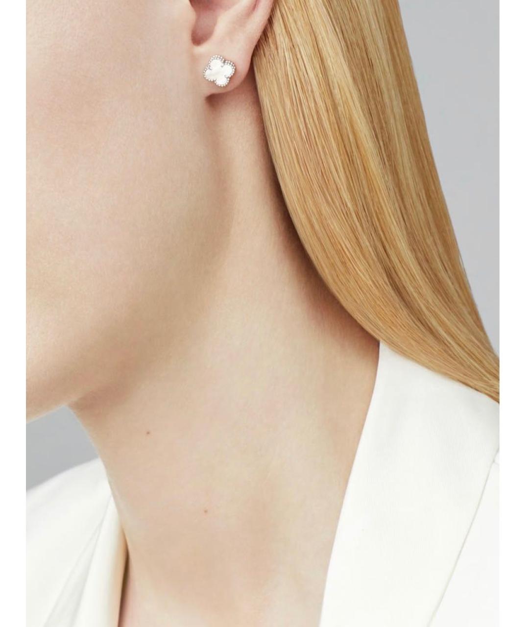 VAN CLEEF & ARPELS Белые серьги из белого золота, фото 4