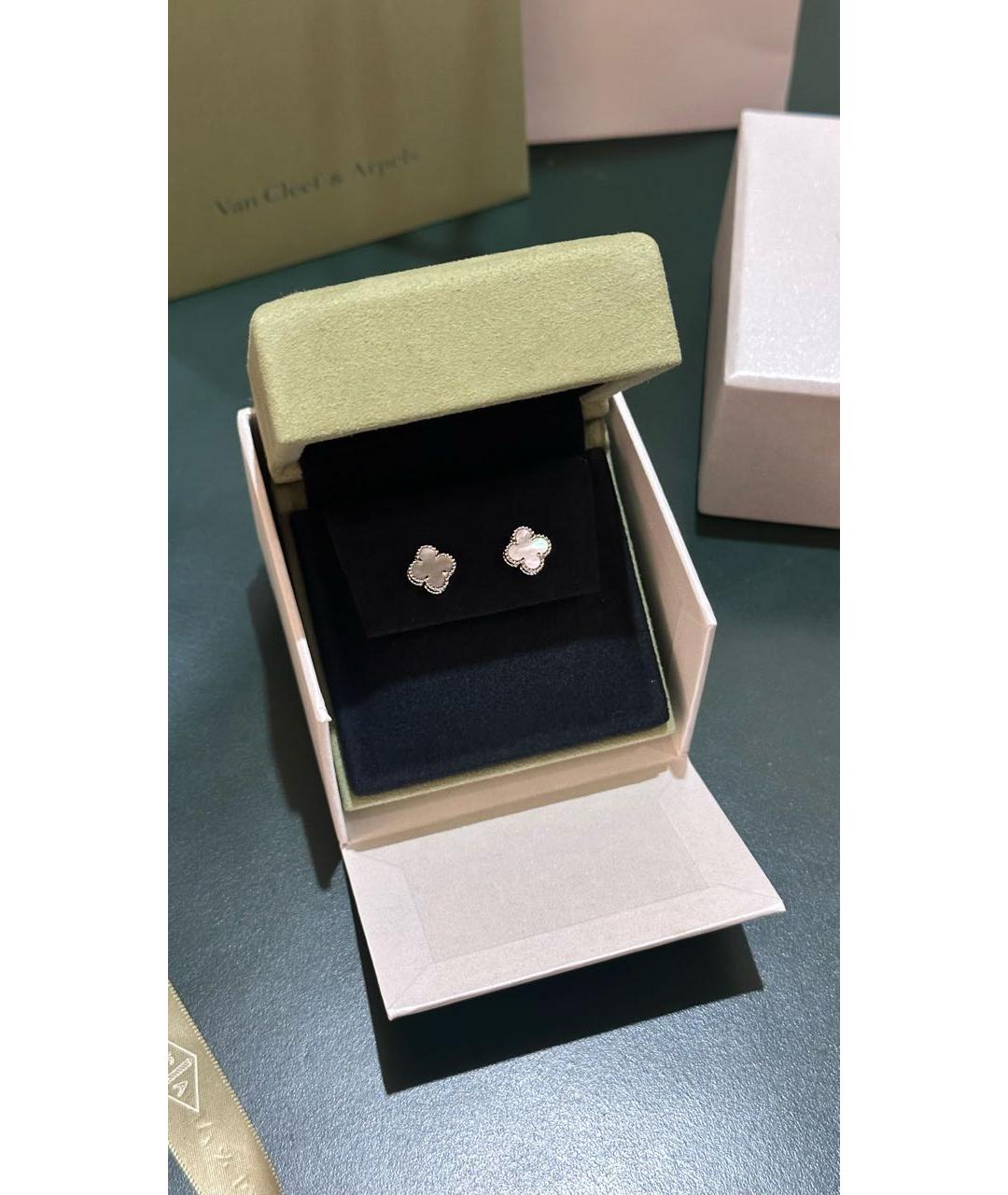 VAN CLEEF & ARPELS Белые серьги из белого золота, фото 2