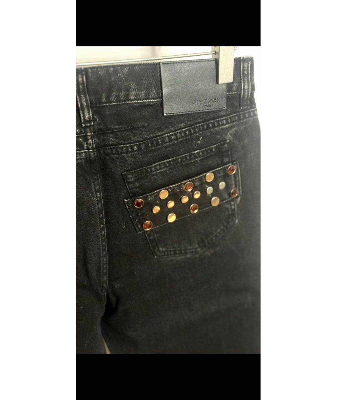 GIVENCHY Черные хлопковые джинсы, фото 3
