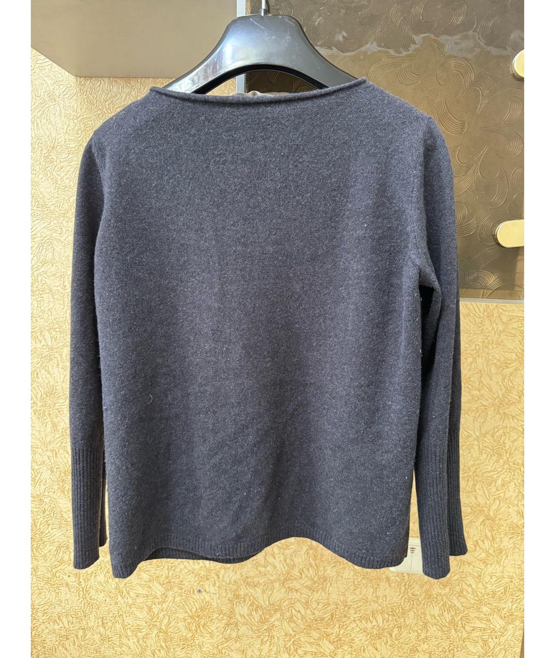 FABIANA FILIPPI Антрацитовый шерстяной джемпер / свитер, фото 4