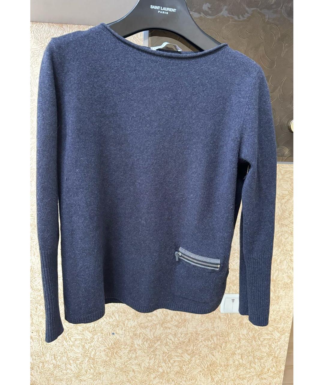 FABIANA FILIPPI Антрацитовый шерстяной джемпер / свитер, фото 7