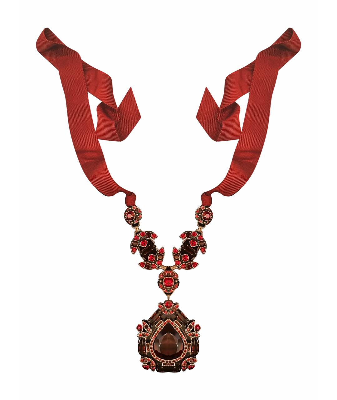 LANVIN Бордовый металлический комплект, фото 1