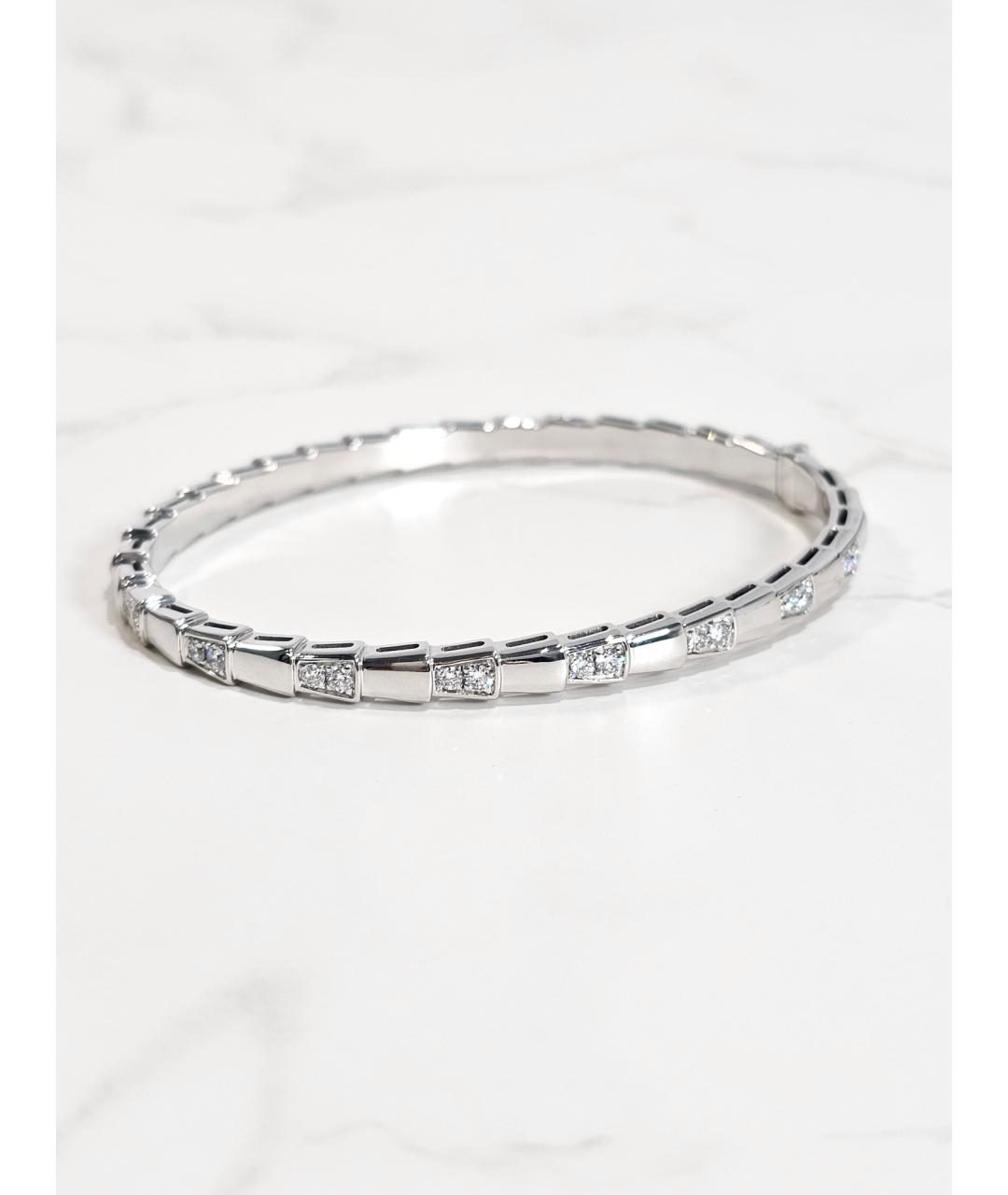 BVLGARI Серебрянный браслет из белого золота, фото 2