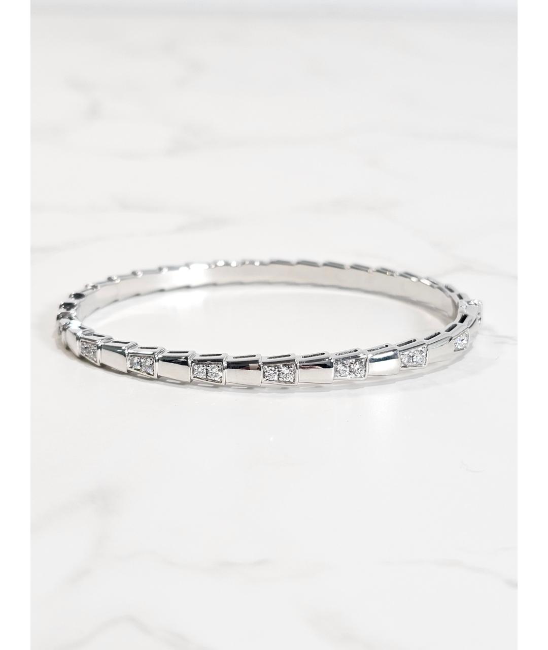 BVLGARI Серебрянный браслет из белого золота, фото 3