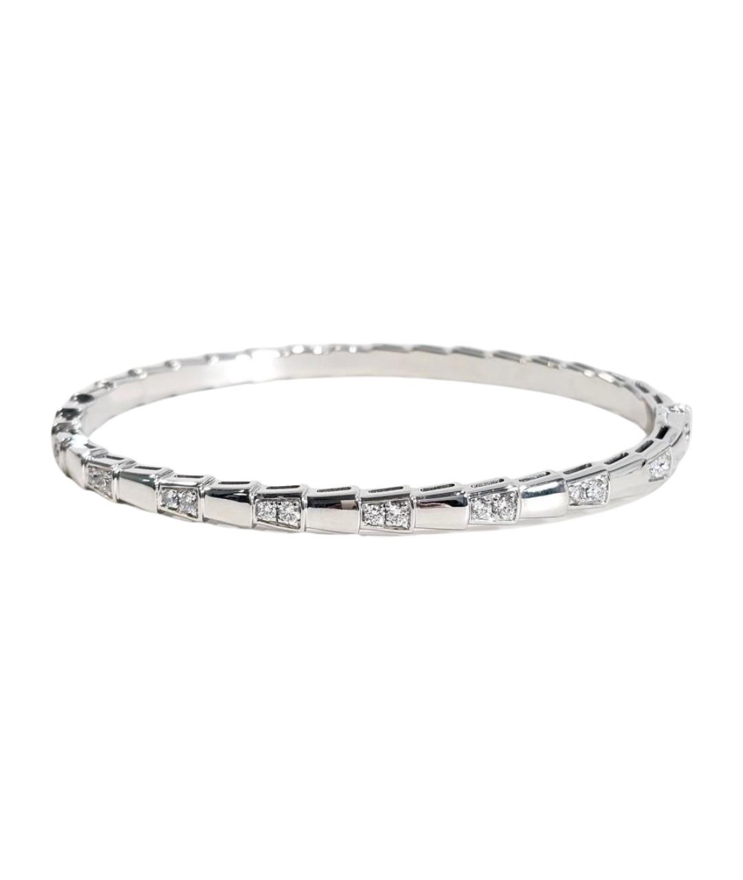 BVLGARI Серебрянный браслет из белого золота, фото 1