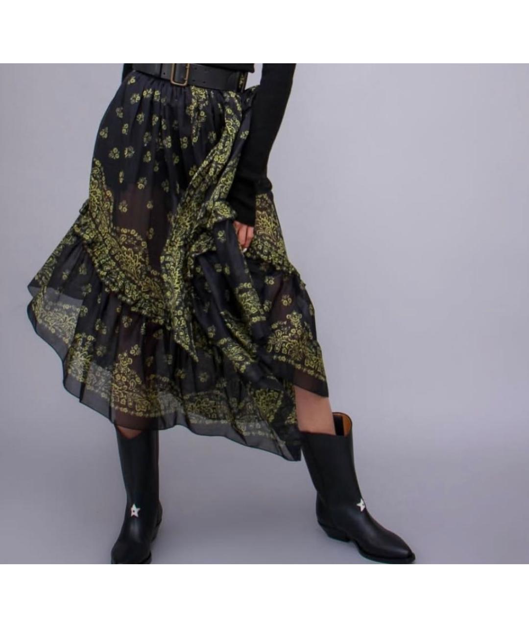 CHRISTIAN DIOR Черные кожаные сапоги, фото 8