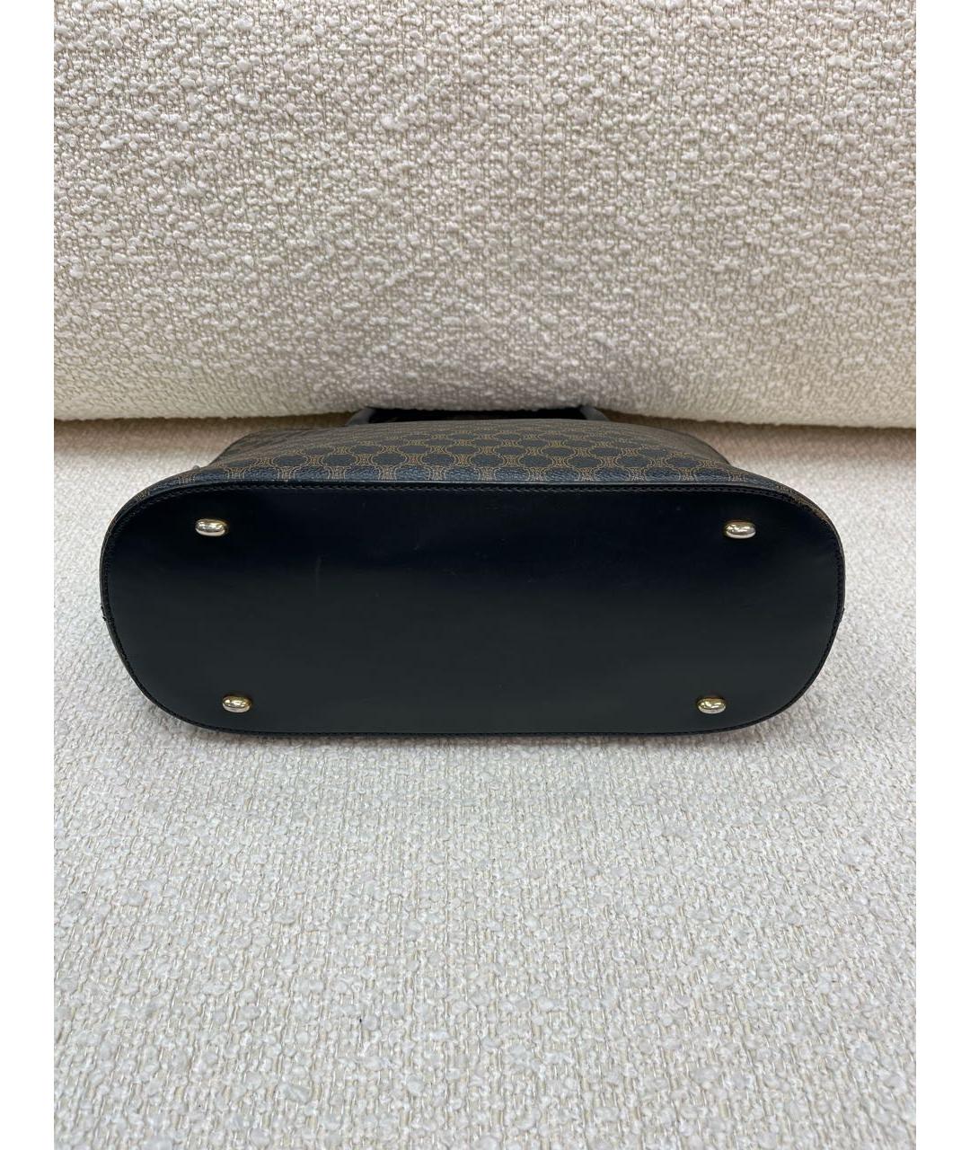 CELINE Черная сумка с короткими ручками, фото 7