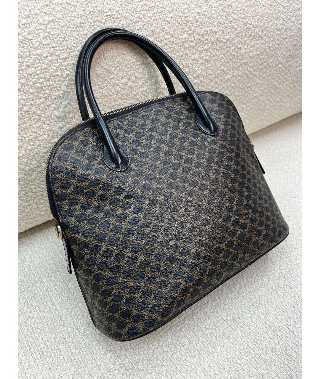 CELINE Черная сумка с короткими ручками, фото 6