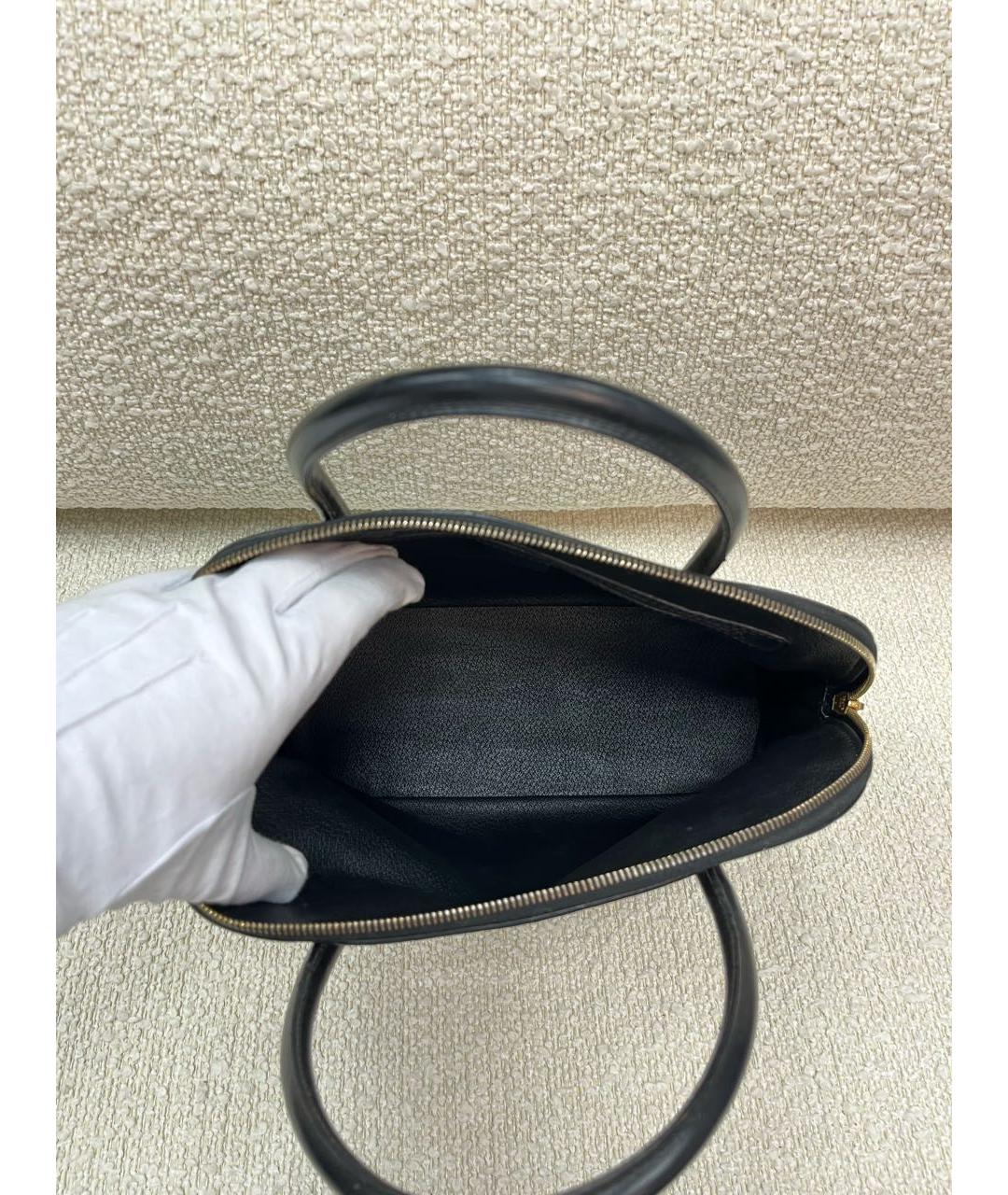 CELINE Черная сумка с короткими ручками, фото 4