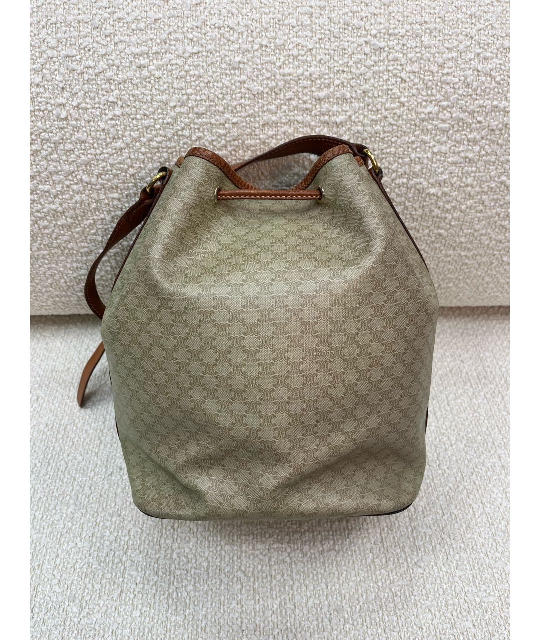 CELINE Бежевая сумка через плечо, фото 3