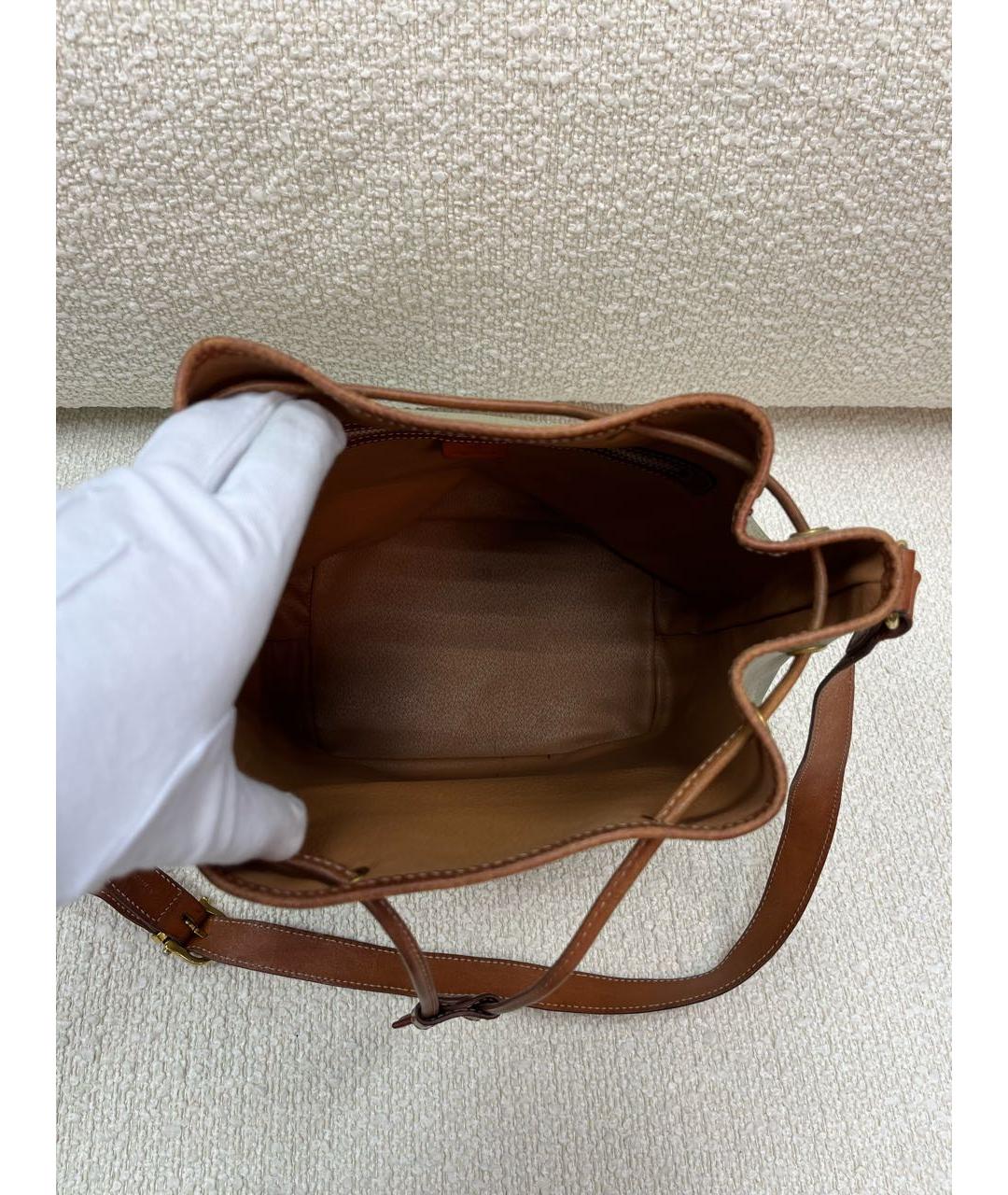 CELINE Бежевая сумка через плечо, фото 4