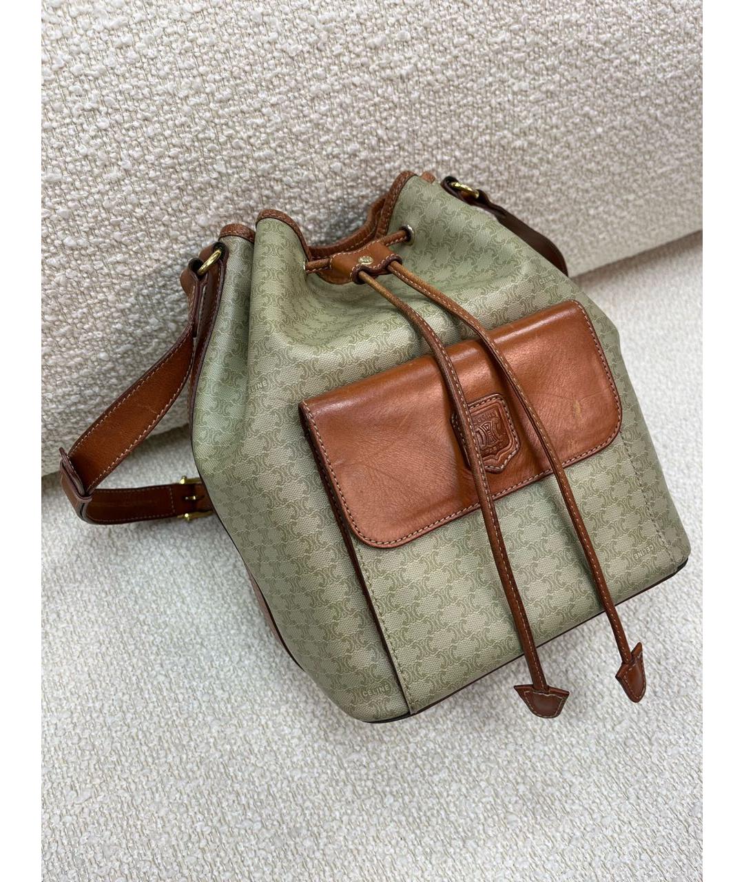 CELINE Бежевая сумка через плечо, фото 5