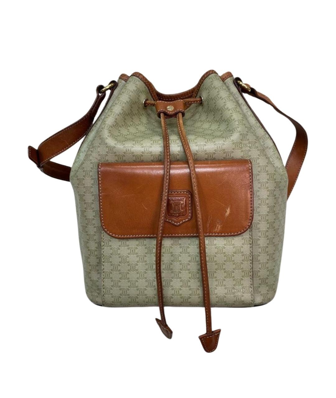 CELINE Бежевая сумка через плечо, фото 1