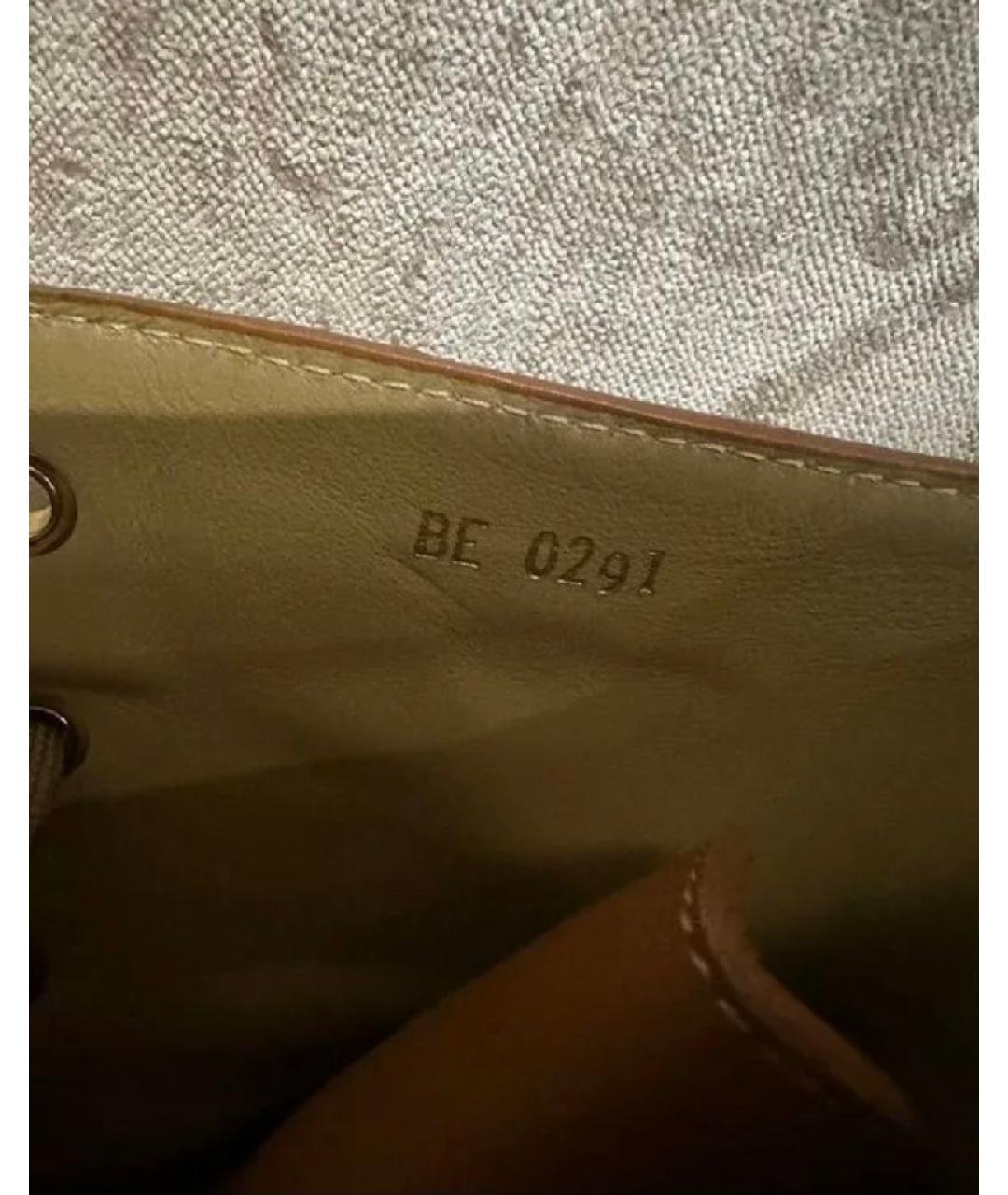 CELINE Коричневые кожаные ботинки, фото 6