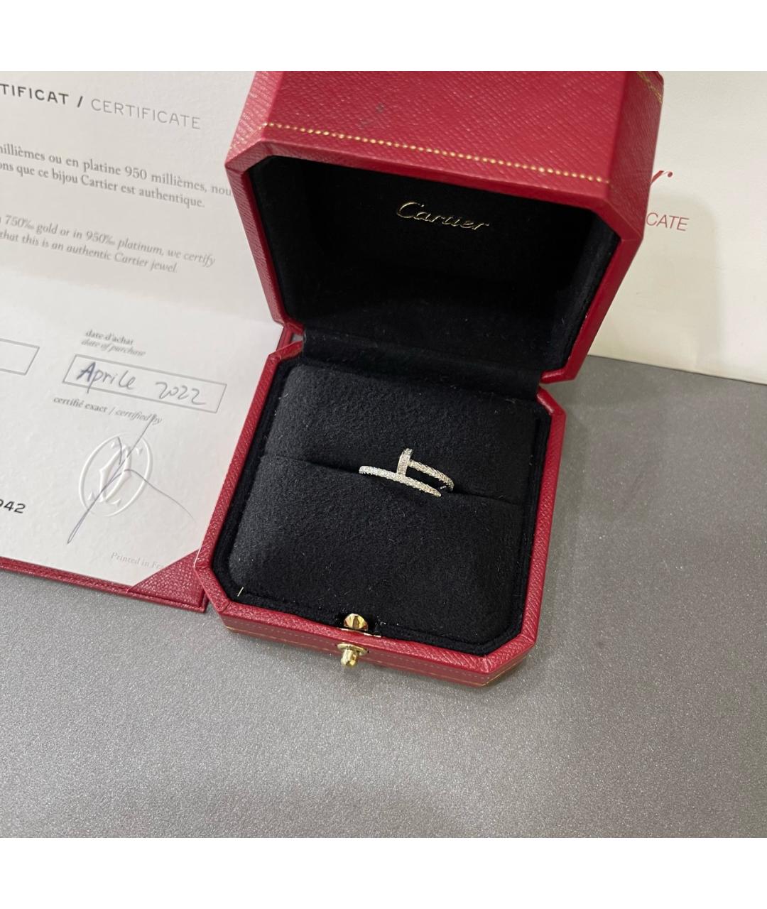 CARTIER Серебряное кольцо из белого золота, фото 4