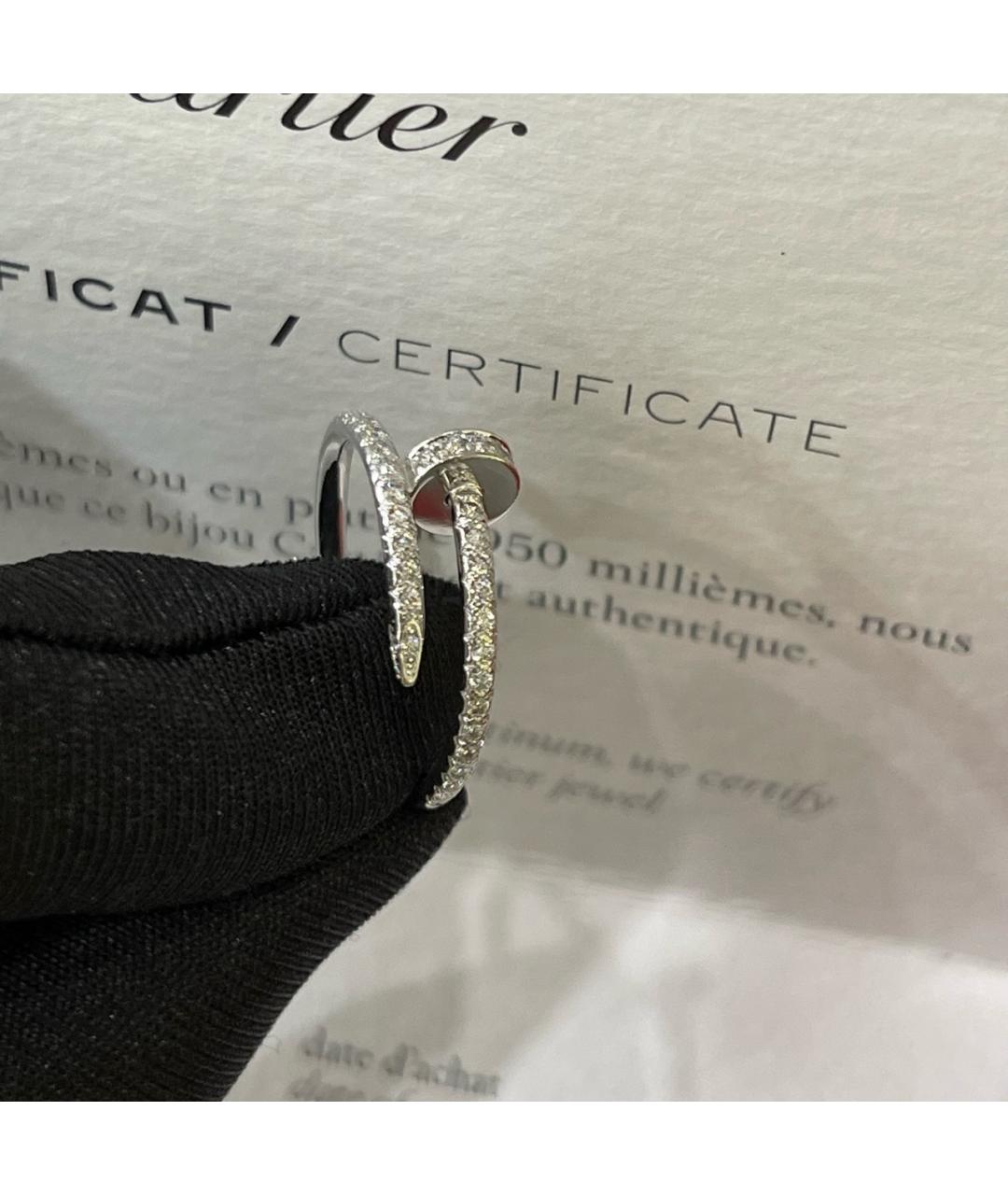 CARTIER Серебряное кольцо из белого золота, фото 9