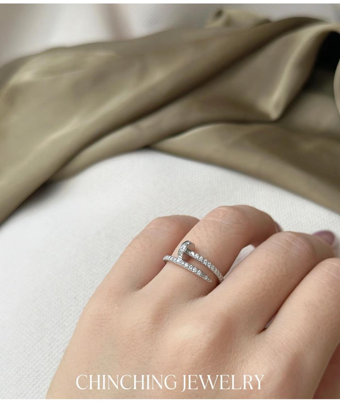 CARTIER Серебряное кольцо из белого золота, фото 7