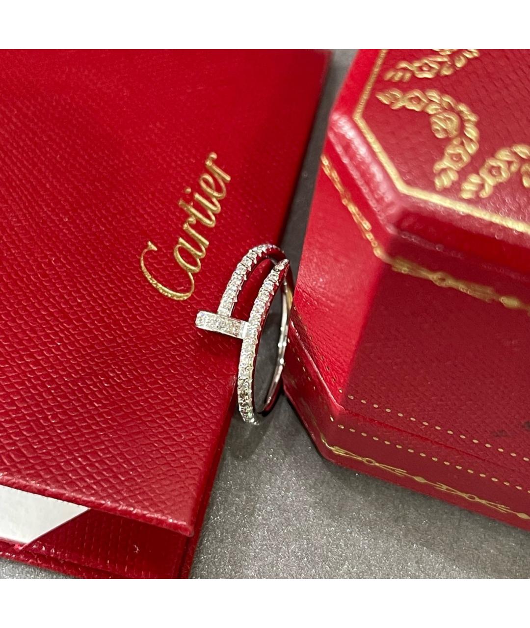 CARTIER Серебряное кольцо из белого золота, фото 5