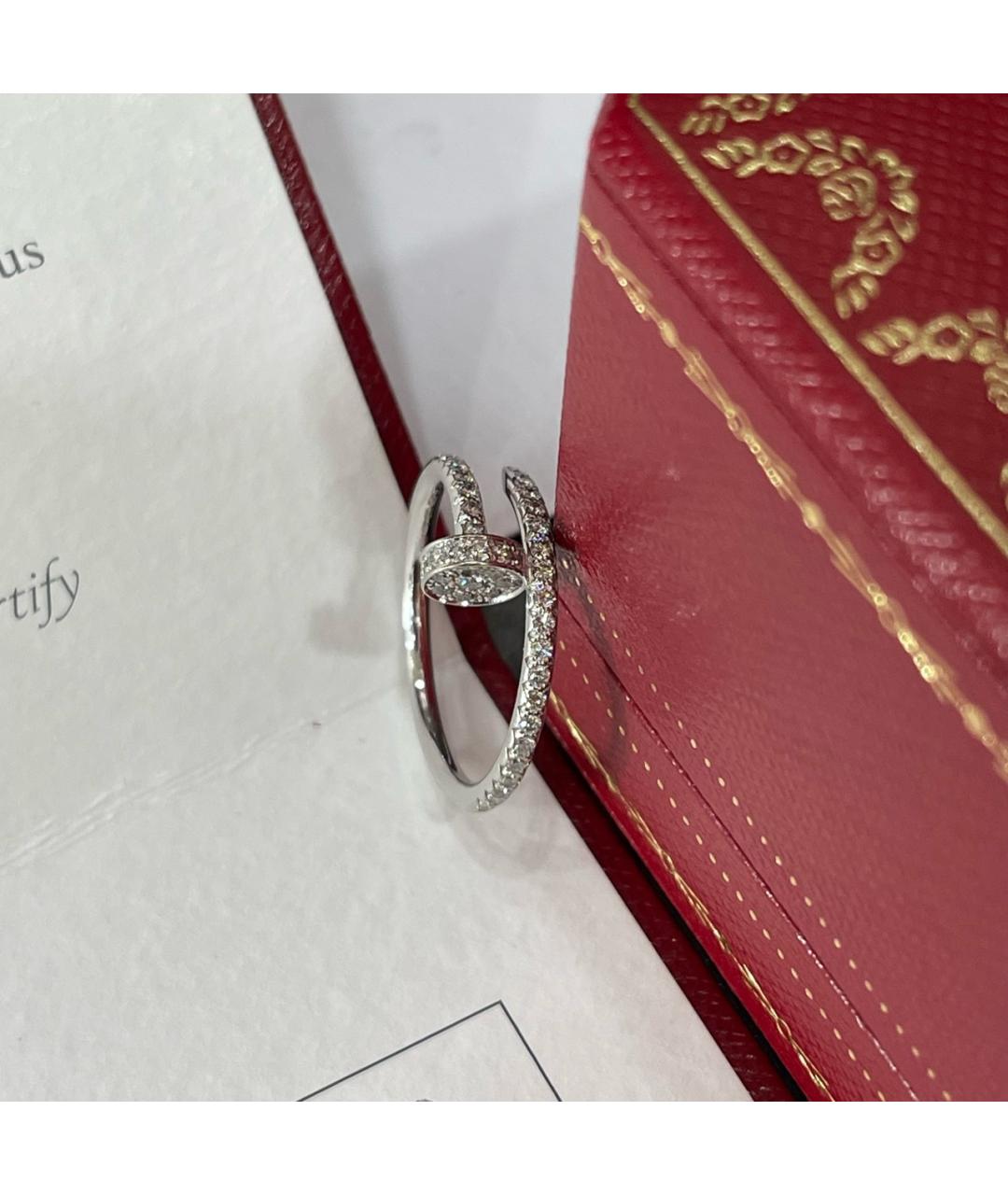 CARTIER Серебряное кольцо из белого золота, фото 3