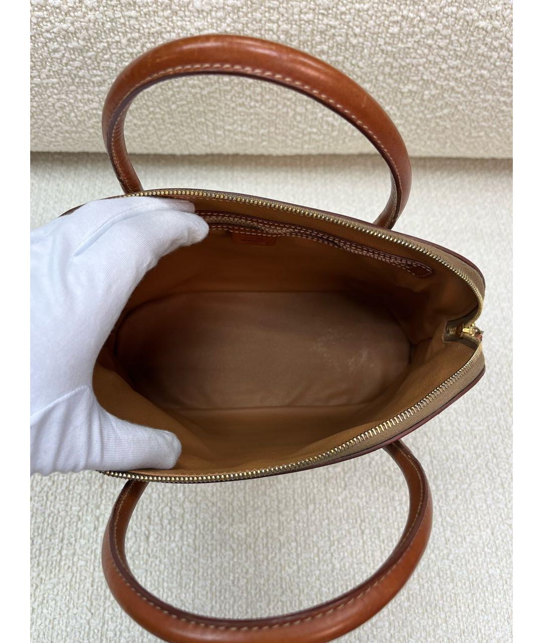 CELINE Бежевая сумка с короткими ручками, фото 4