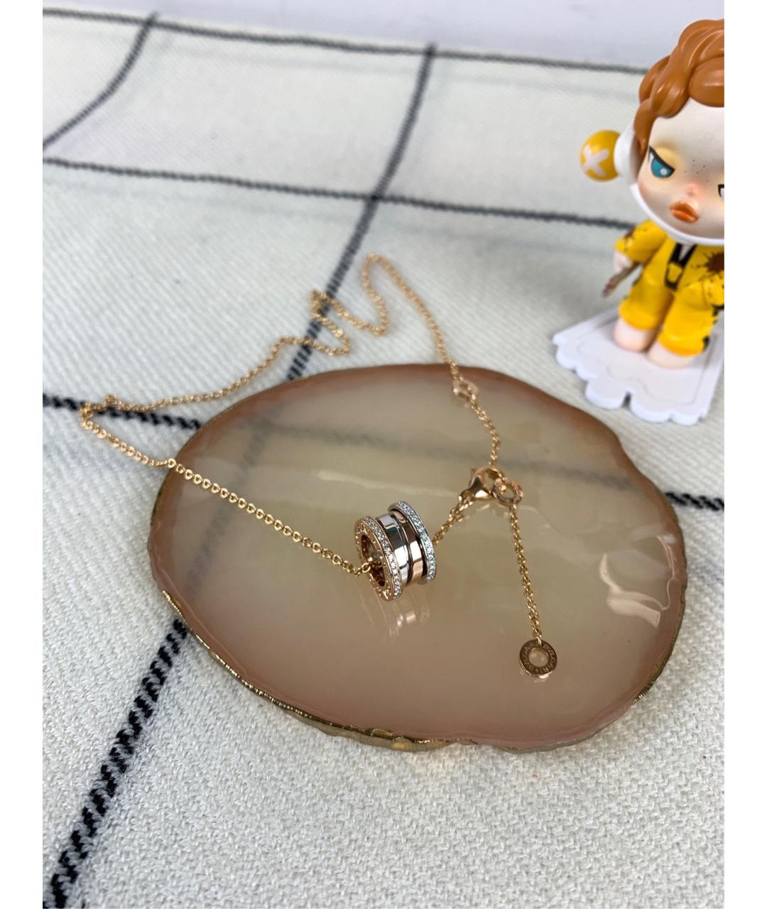 BVLGARI Золотое колье из розового золота, фото 9
