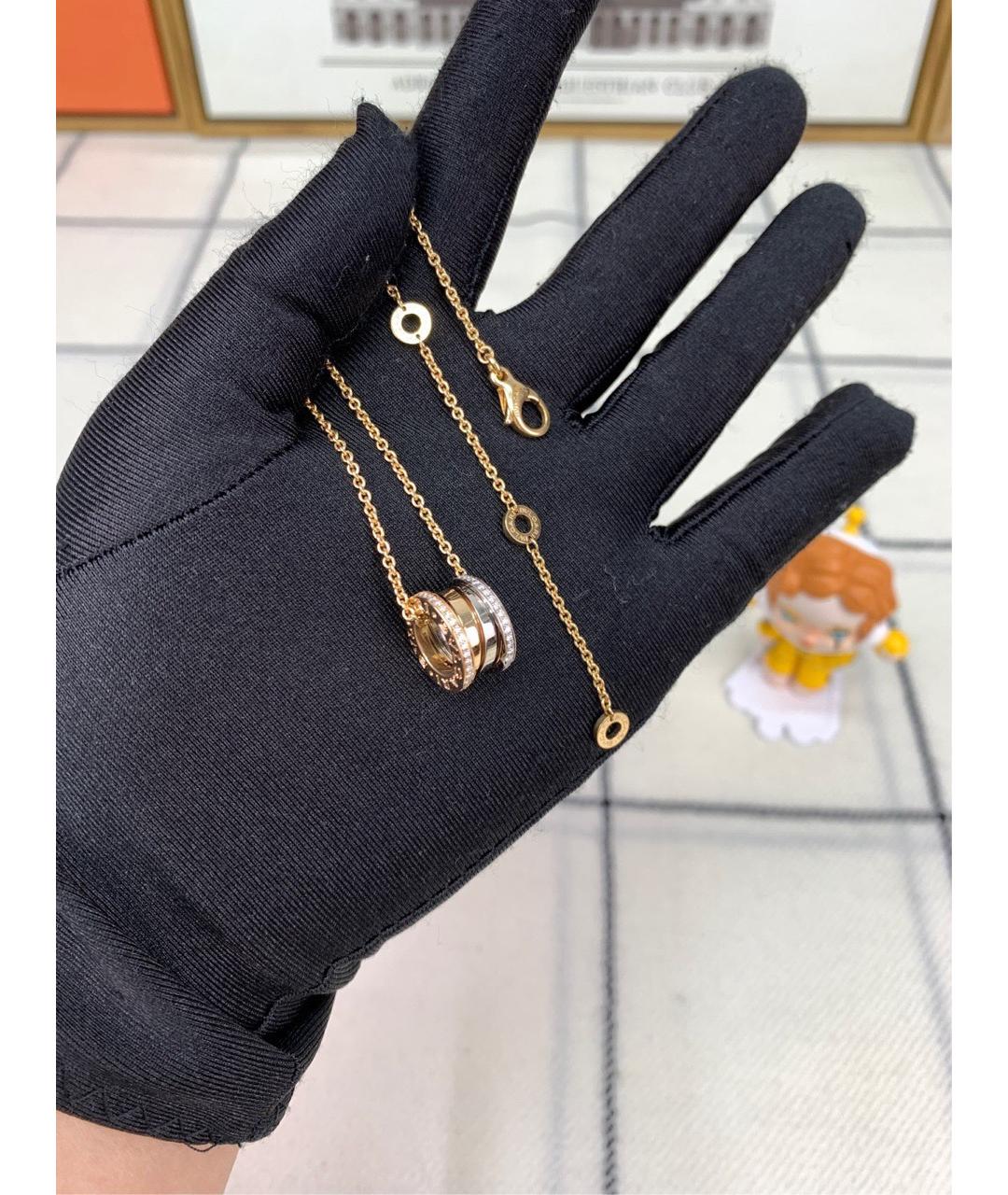 BVLGARI Золотое колье из розового золота, фото 3