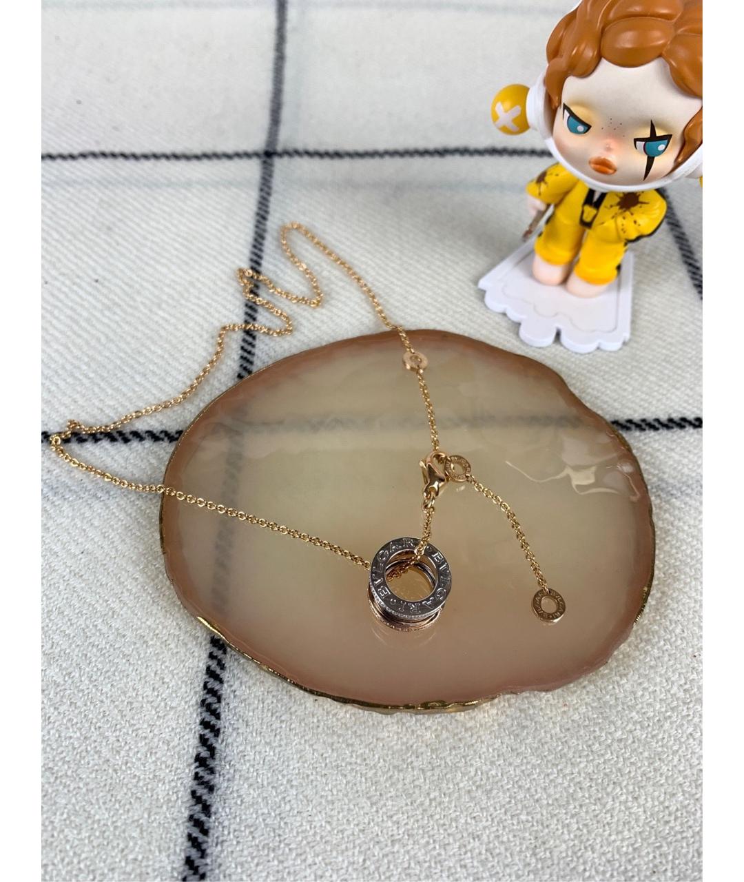 BVLGARI Золотое колье из розового золота, фото 4